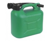 Green Plastic Fuel Can 5 Litre